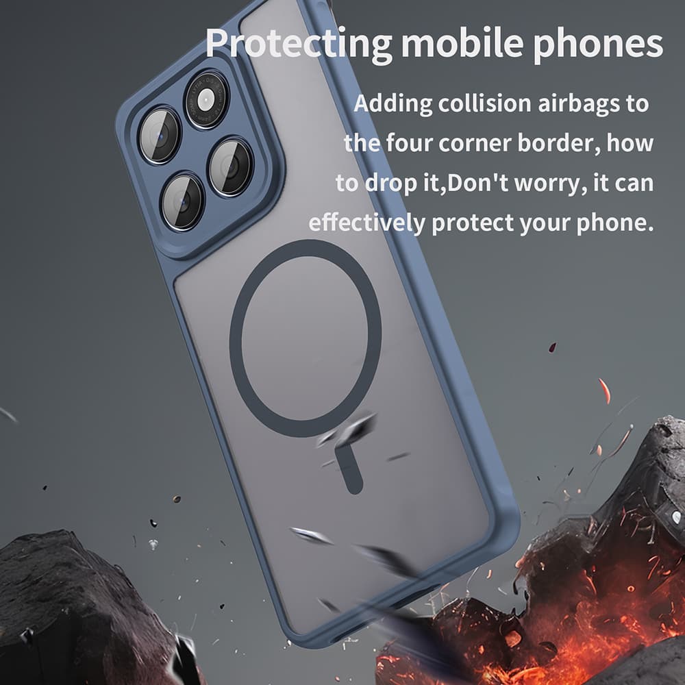 Techsuit HaloFrost II MagSafe pro Motorola Edge 60/60 Fusion tmavě modrá - náhled 4