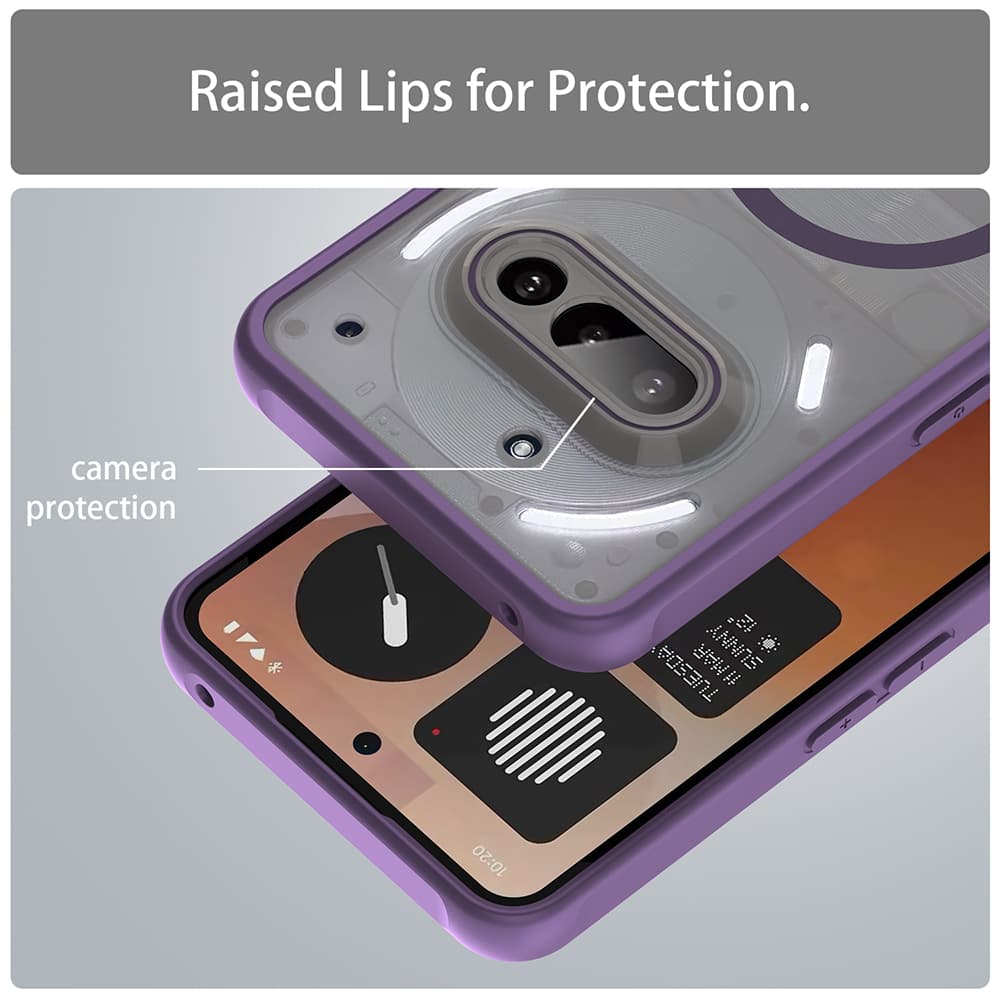 Techsuit HaloFrost II MagSafe pro Nothing Phone 3a fialová - náhled 4