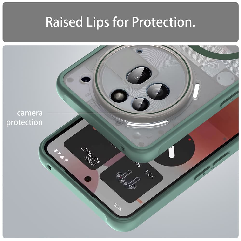 Techsuit HaloFrost II MagSafe pro Nothing Phone (3a) Pro zelený - náhled 4