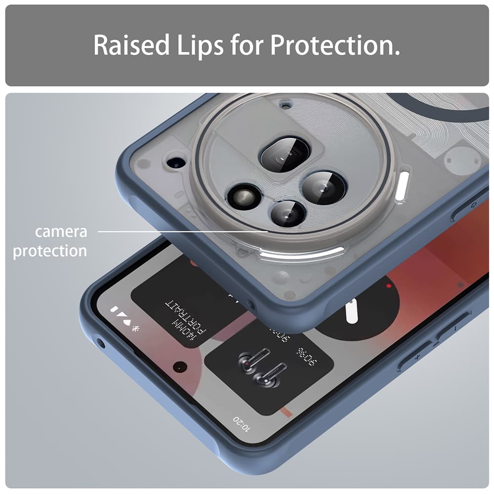 Techsuit HaloFrost II MagSafe pro Nothing Phone (3a) Pro námořnická modrá - náhled 4