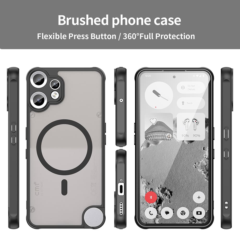 Techsuit HaloFrost II MagSafe pro Nothing CMF Phone 2 Pro černý - náhled 4