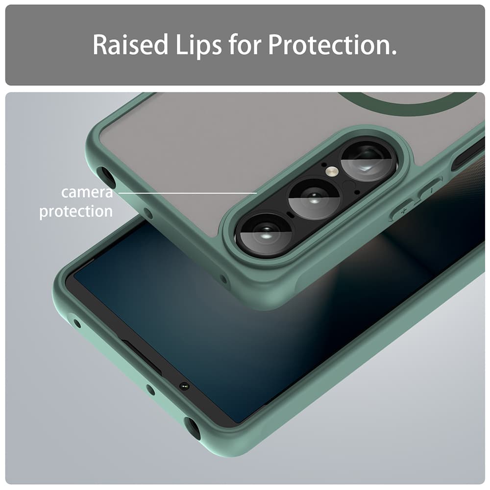 Techsuit HaloFrost II MagSafe pro Sony Xperia 1 VII zelená - náhled 4