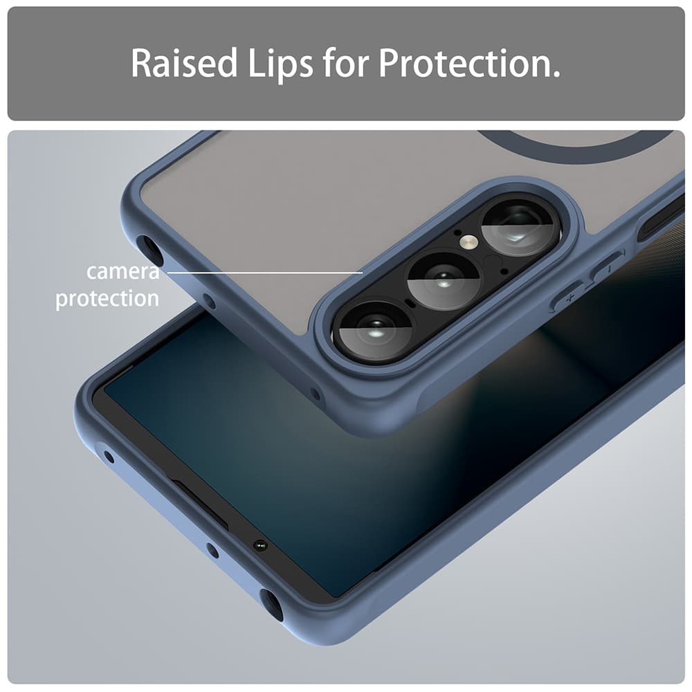 Techsuit HaloFrost II MagSafe pro Sony Xperia 1 VII tmavě modrá - náhled 4
