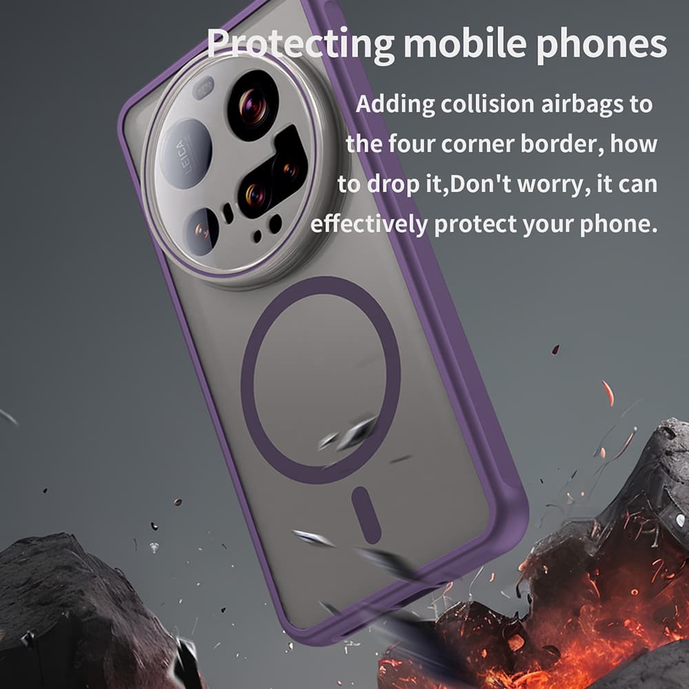 Techsuit – HaloFrost II MagSafe – Xiaomi 15 Ultra – fialová - náhled 4