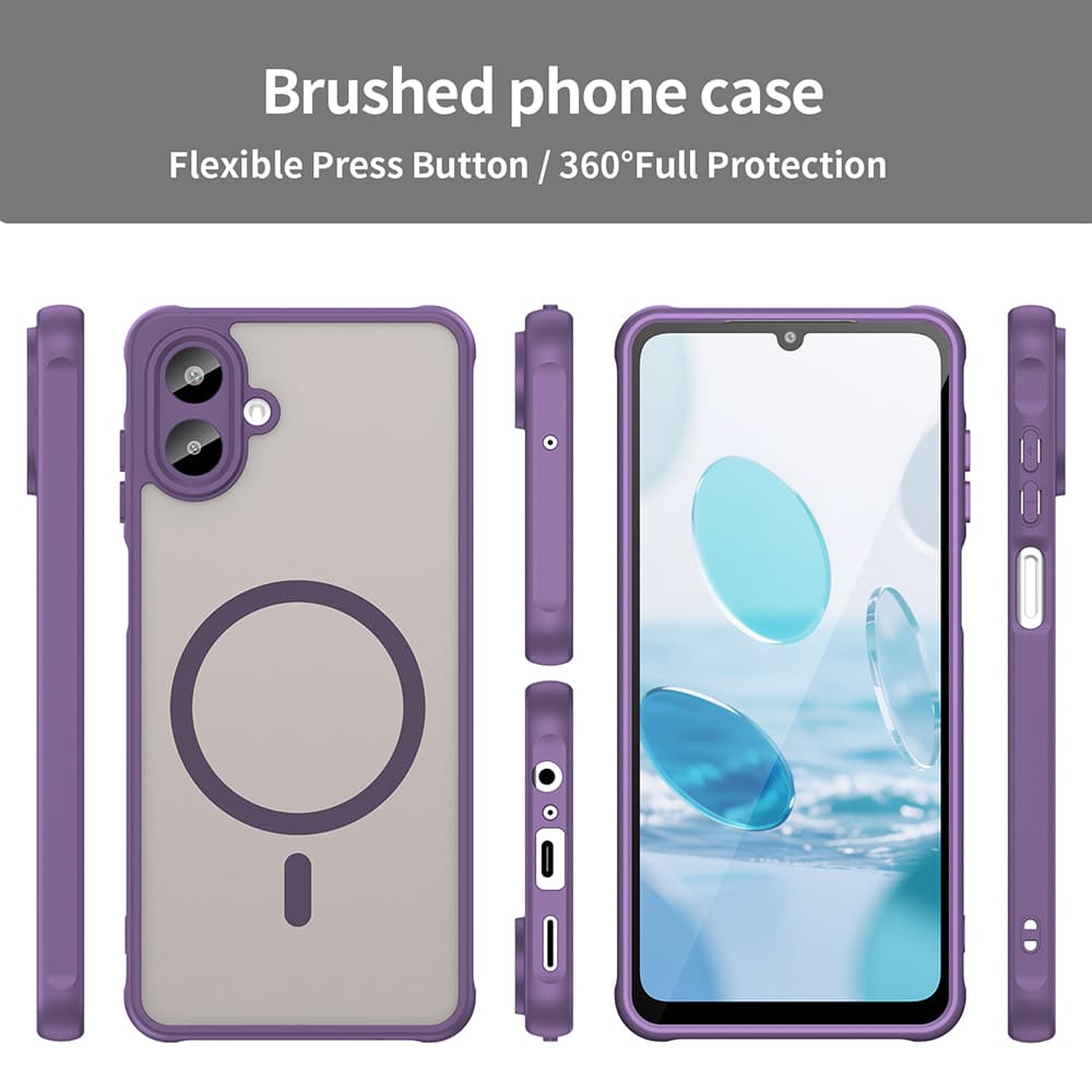 Techsuit HaloFrost II MagSafe pro Samsung Galaxy A07 4G fialová - náhled 4