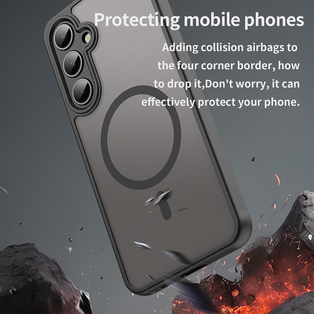 Techsuit HaloFrost II MagSafe pro Samsung Galaxy S24 FE černá - náhled 4