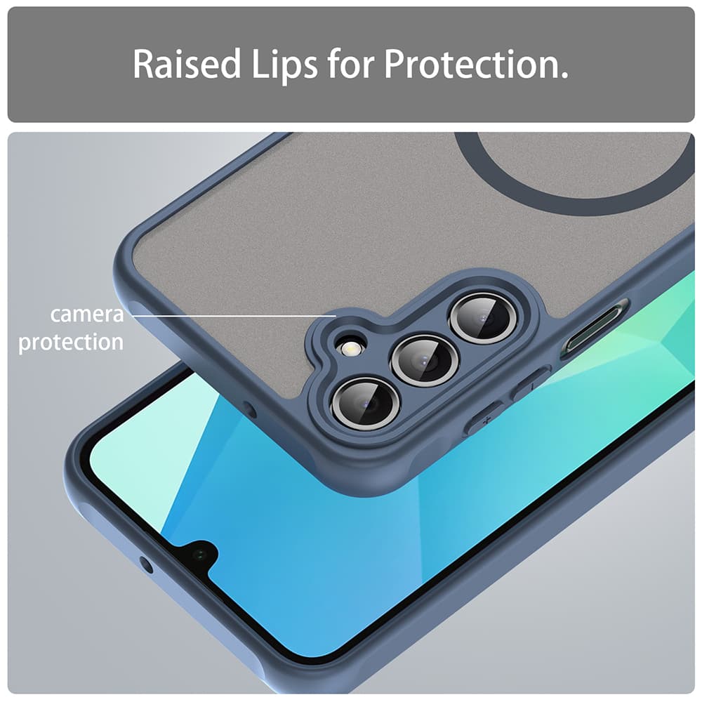 Techsuit HaloFrost II MagSafe pro Samsung Galaxy A16 4G A16 5G tmavě modrá - náhled 4