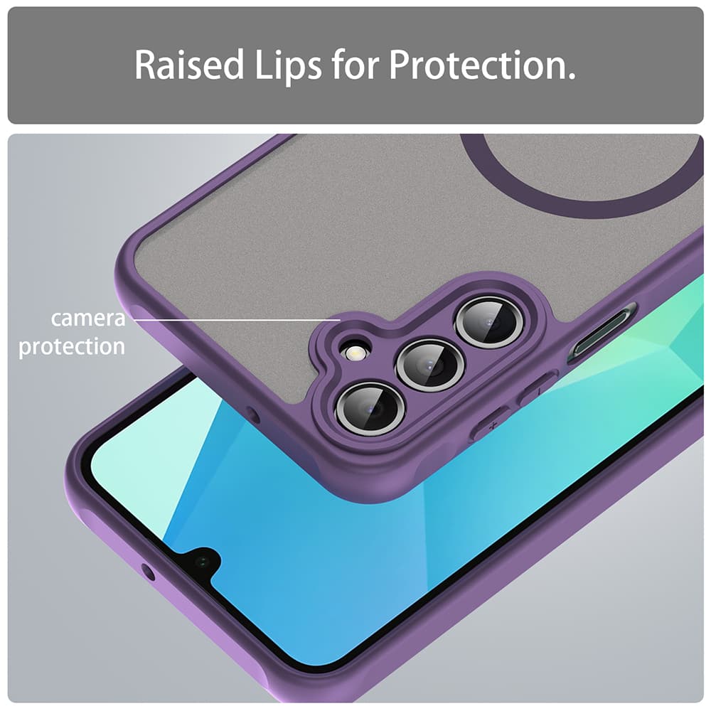 Techsuit HaloFrost II MagSafe pro Samsung Galaxy A16 4G A16 5G fialová - náhled 4