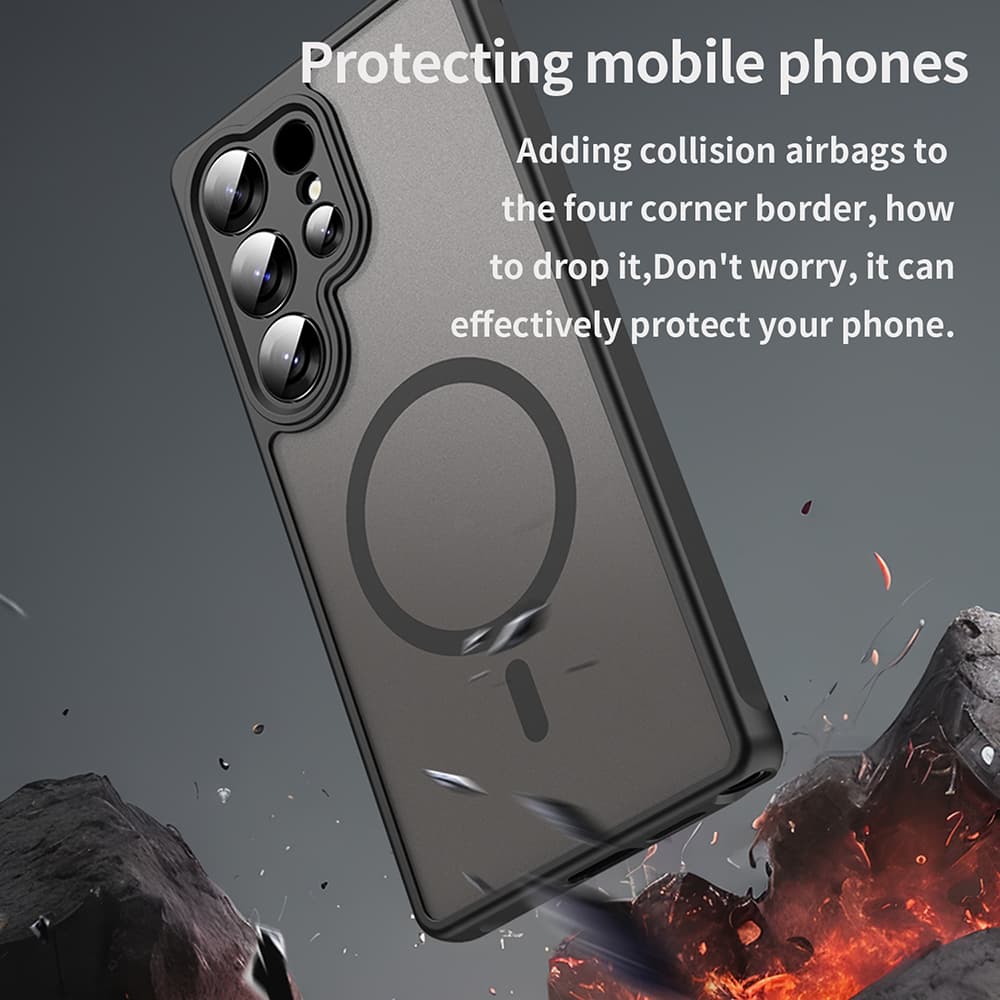 Techsuit HaloFrost II MagSafe pro Samsung Galaxy S25 Ultra černá - náhled 4