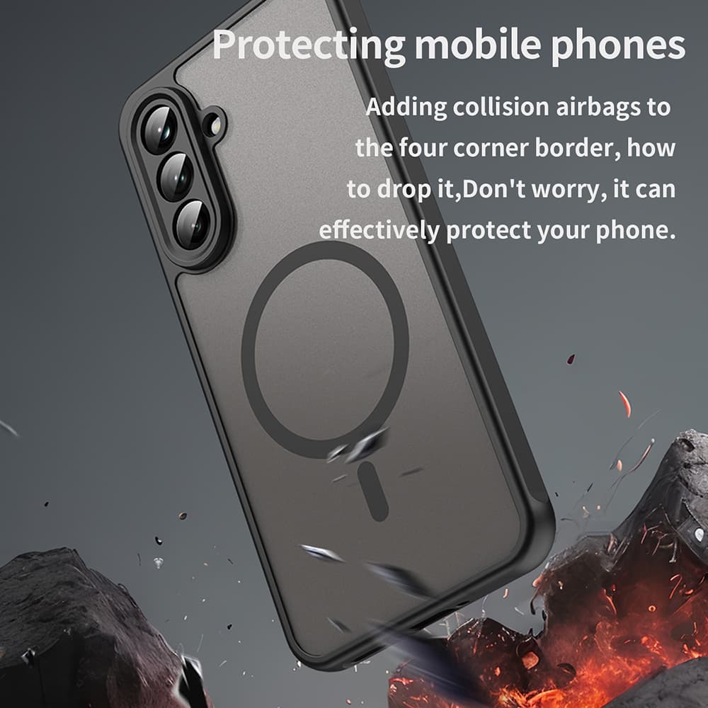Techsuit HaloFrost II MagSafe pro Samsung Galaxy A36 5G černý - náhled 4