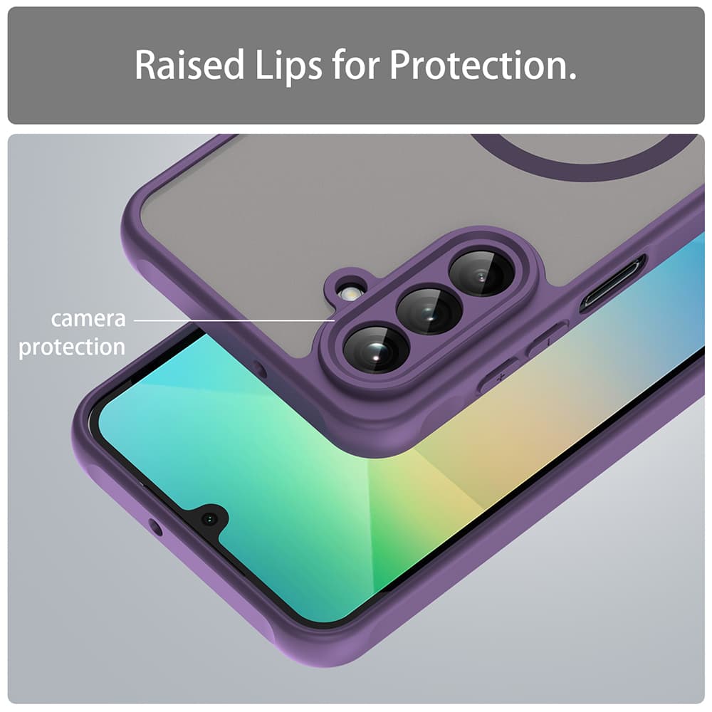 Techsuit HaloFrost II MagSafe pro Samsung Galaxy A26 5G fialová - náhled 4