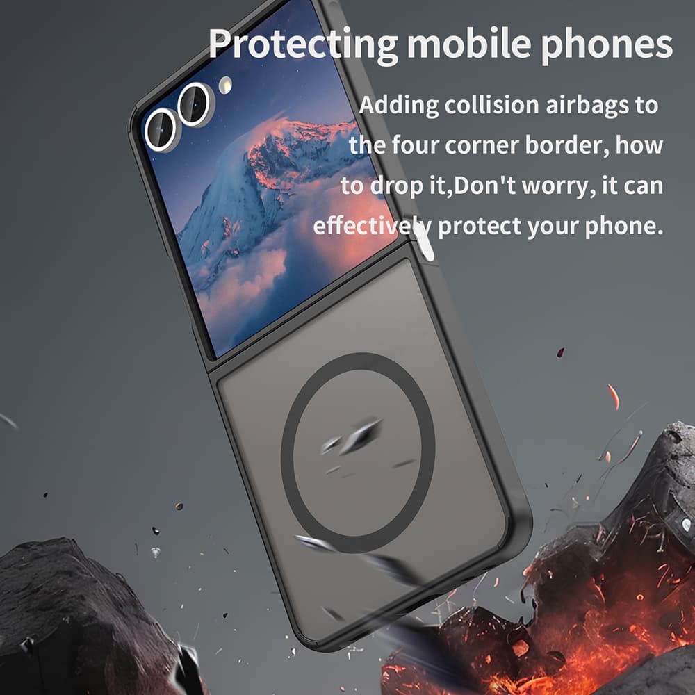 Techsuit - HaloFrost II MagSafe - Samsung Galaxy Z Flip7 - černá - náhled 4