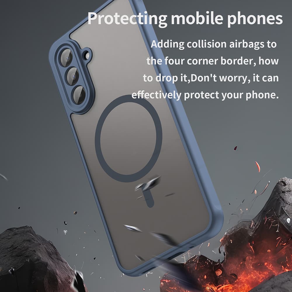 Techsuit HaloFrost II MagSafe pro Samsung Galaxy A17 5G A17 4G námořnická modrá - náhled 4