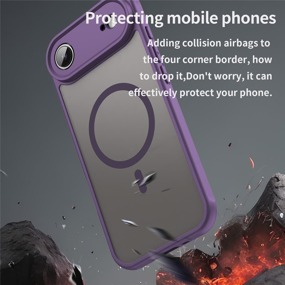 Techsuit HaloFrost II MagSafe pro iPhone 17 Air fialový - náhled 4
