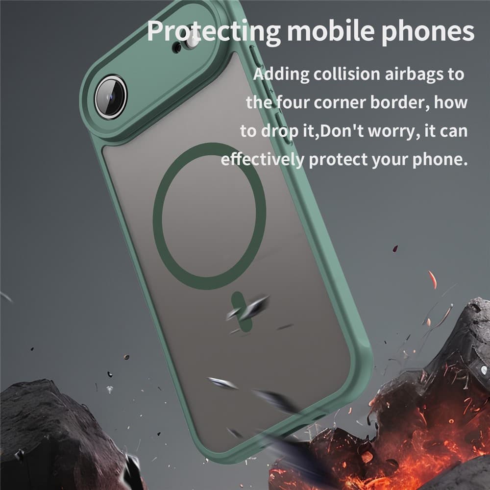 Techsuit HaloFrost II MagSafe pro iPhone 17 Air zelený - náhled 4