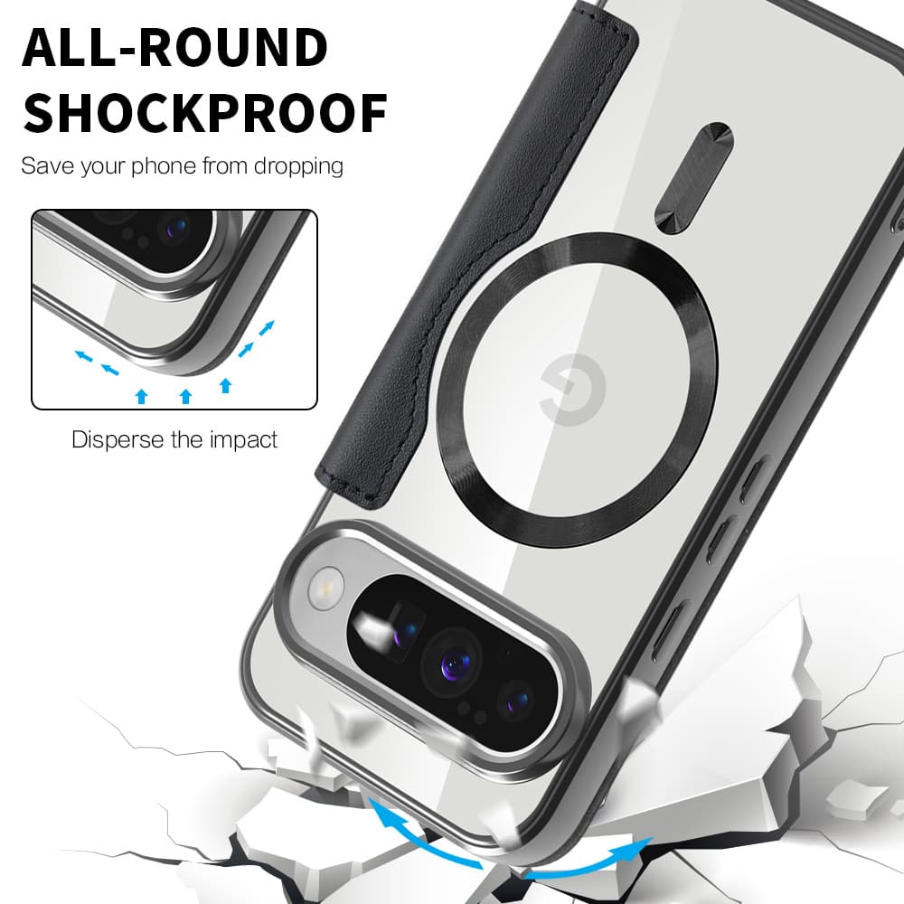 Pouzdro Techsuit SmartMag Book pro Google Pixel 10/10 Pro černé - náhled 4