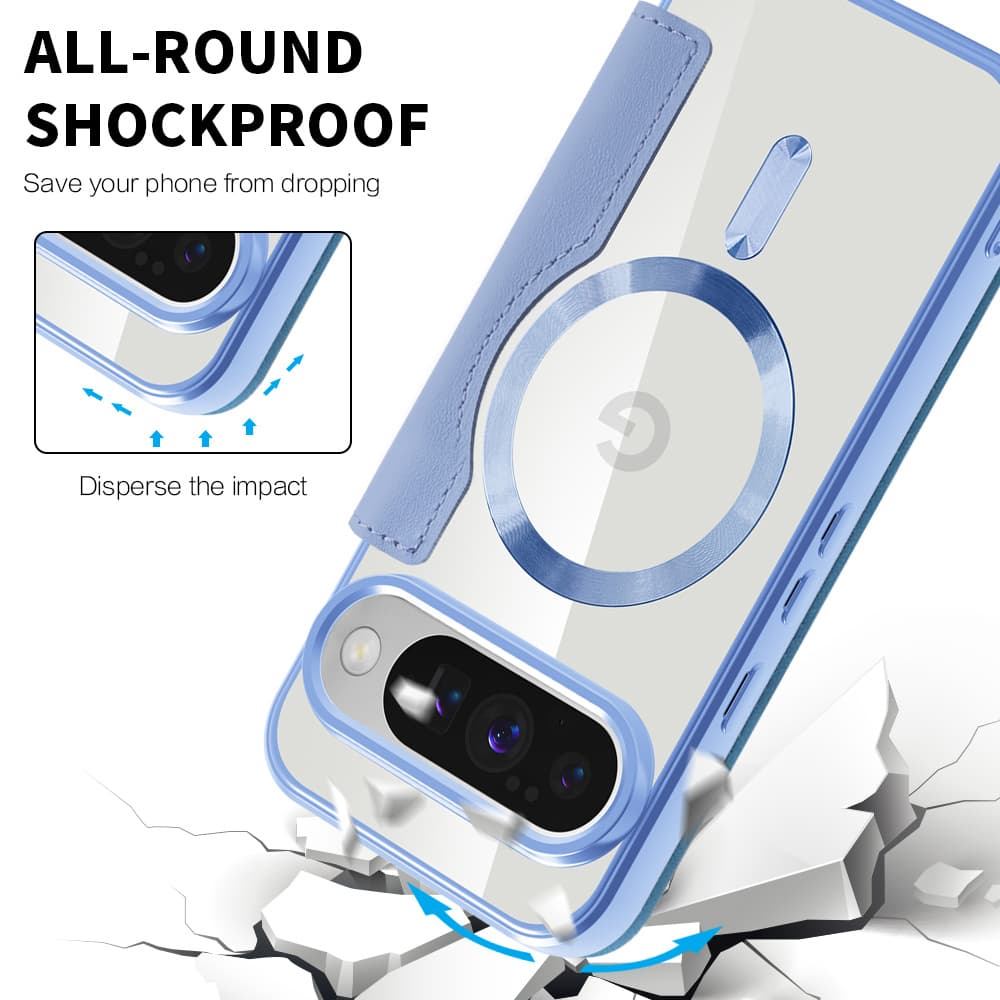Pouzdro na knihu Techsuit SmartMag Google Pixel 10 Pro XL světle modrá - náhled 4