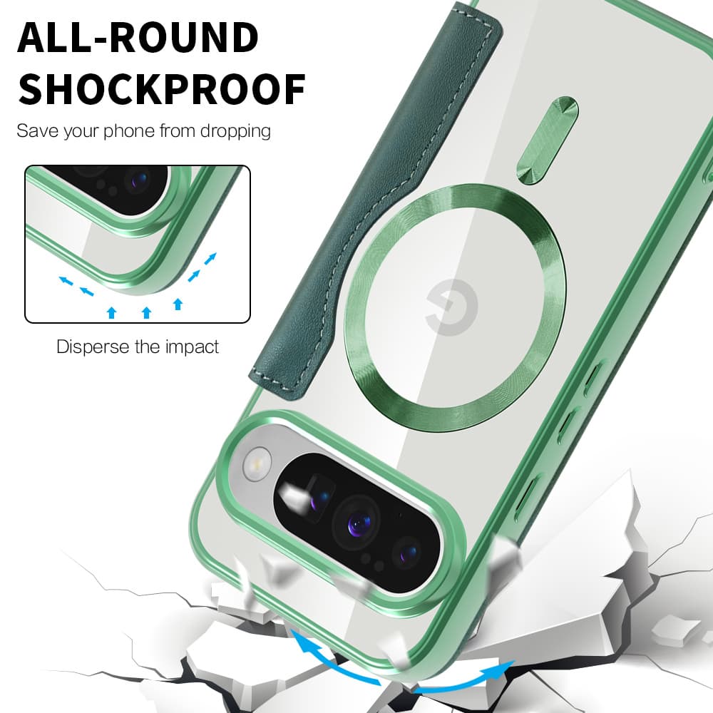 Pouzdro na knihu Techsuit SmartMag pro Google Pixel 10 Pro XL zelené - náhled 4