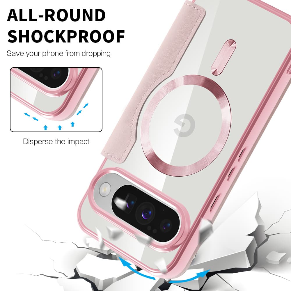 Pouzdro na knihu Techsuit SmartMag Google Pixel 10 Pro XL růžové - náhled 4