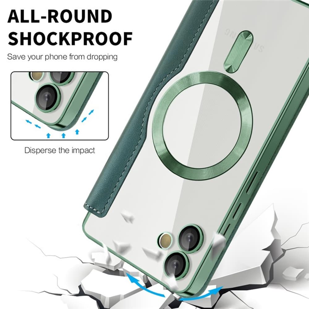 Pouzdro na knihu Techsuit SmartMag pro Samsung Galaxy A05 zelené - náhled 4