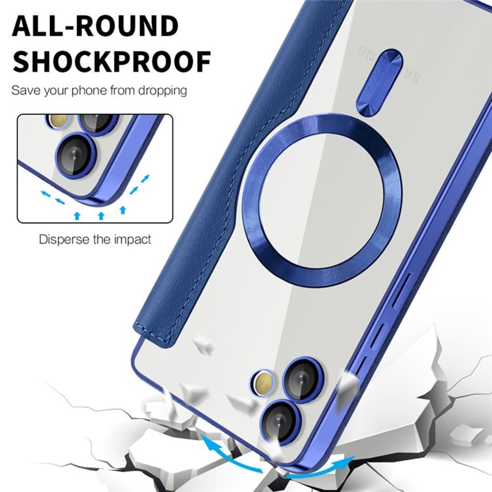 Pouzdro na knihu Techsuit SmartMag pro Samsung Galaxy A05 modré - náhled 4