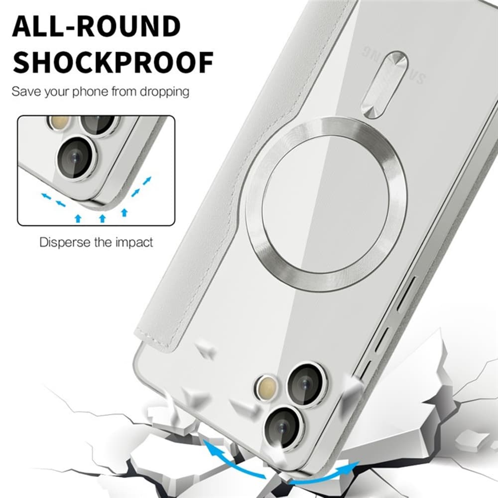 Pouzdro na knihu Techsuit SmartMag pro Samsung Galaxy A05 šedé - náhled 4