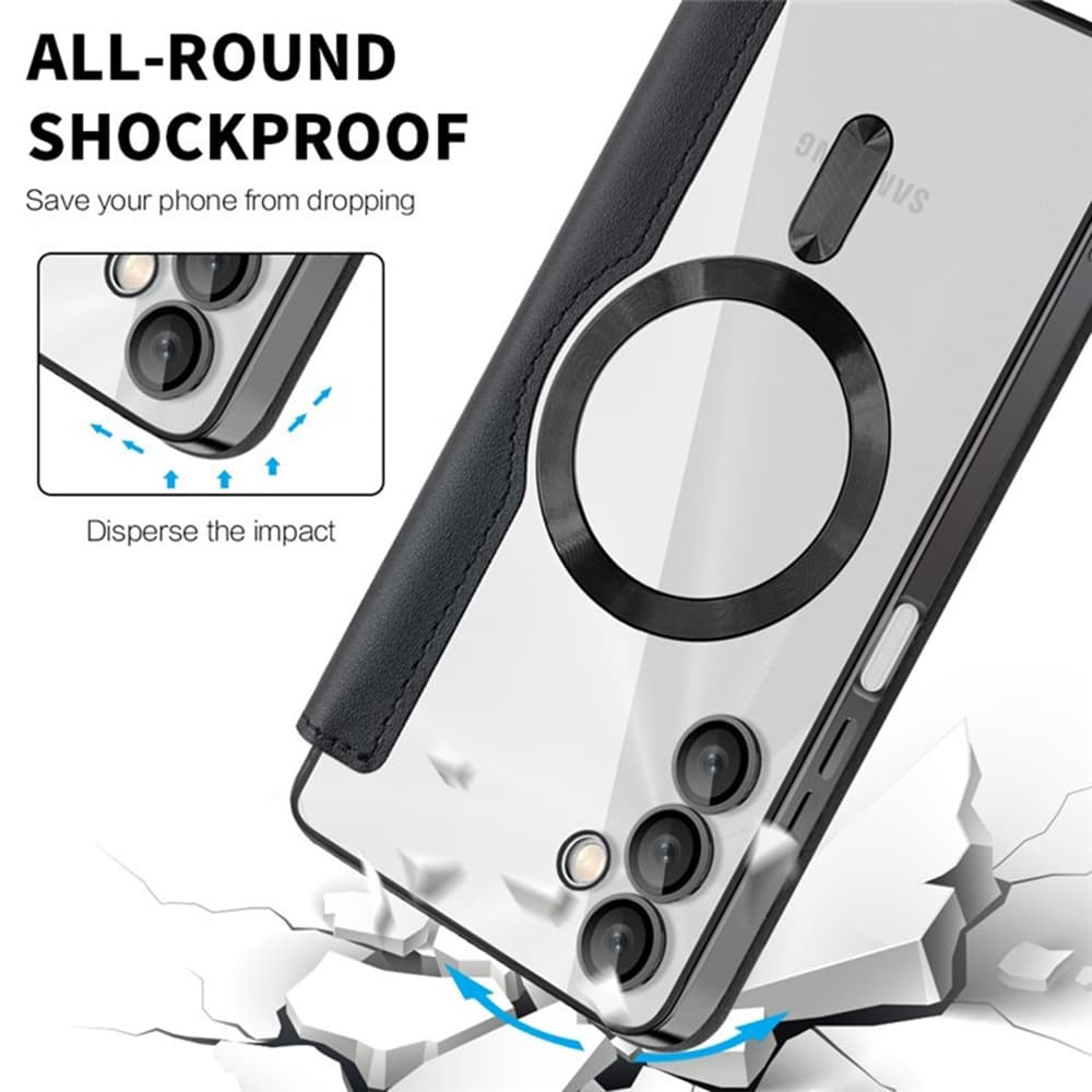 Pouzdro na knihu Techsuit SmartMag pro Samsung Galaxy A05s černé - náhled 4