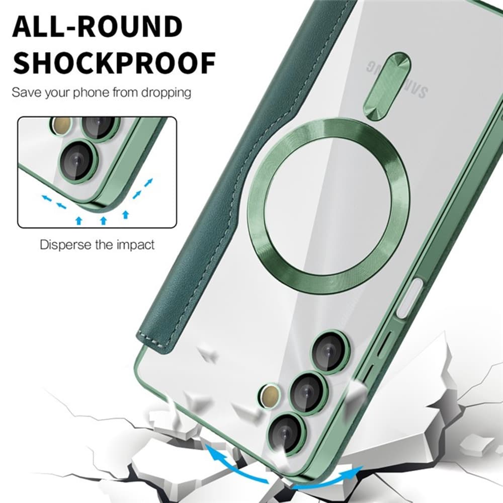 Pouzdro na knihu Techsuit SmartMag pro Samsung Galaxy A05s zelené - náhled 4