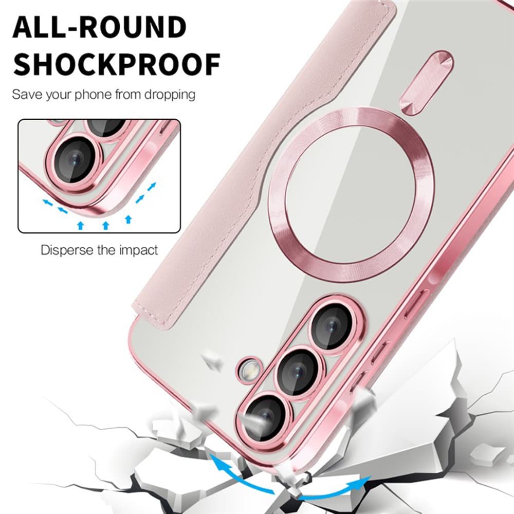 Pouzdro na knihu Techsuit SmartMag pro Samsung Galaxy A36 5G růžové - náhled 4