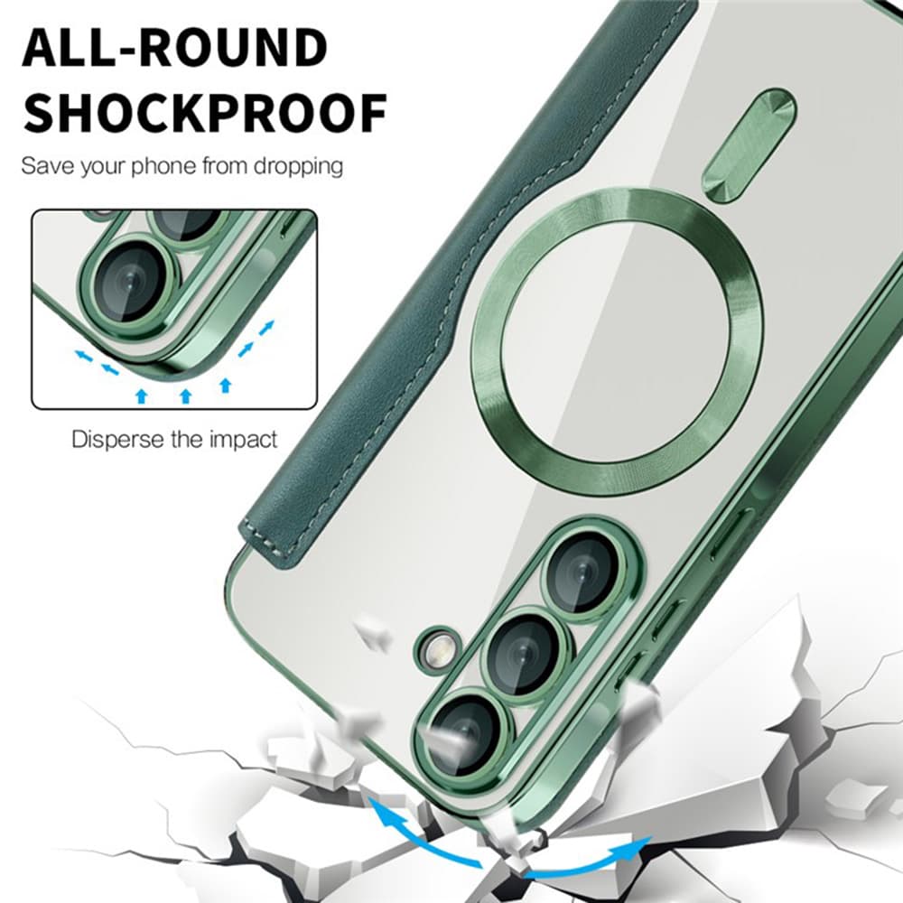 Pouzdro na knihu Techsuit SmartMag pro Samsung Galaxy A36 5G zelené - náhled 4