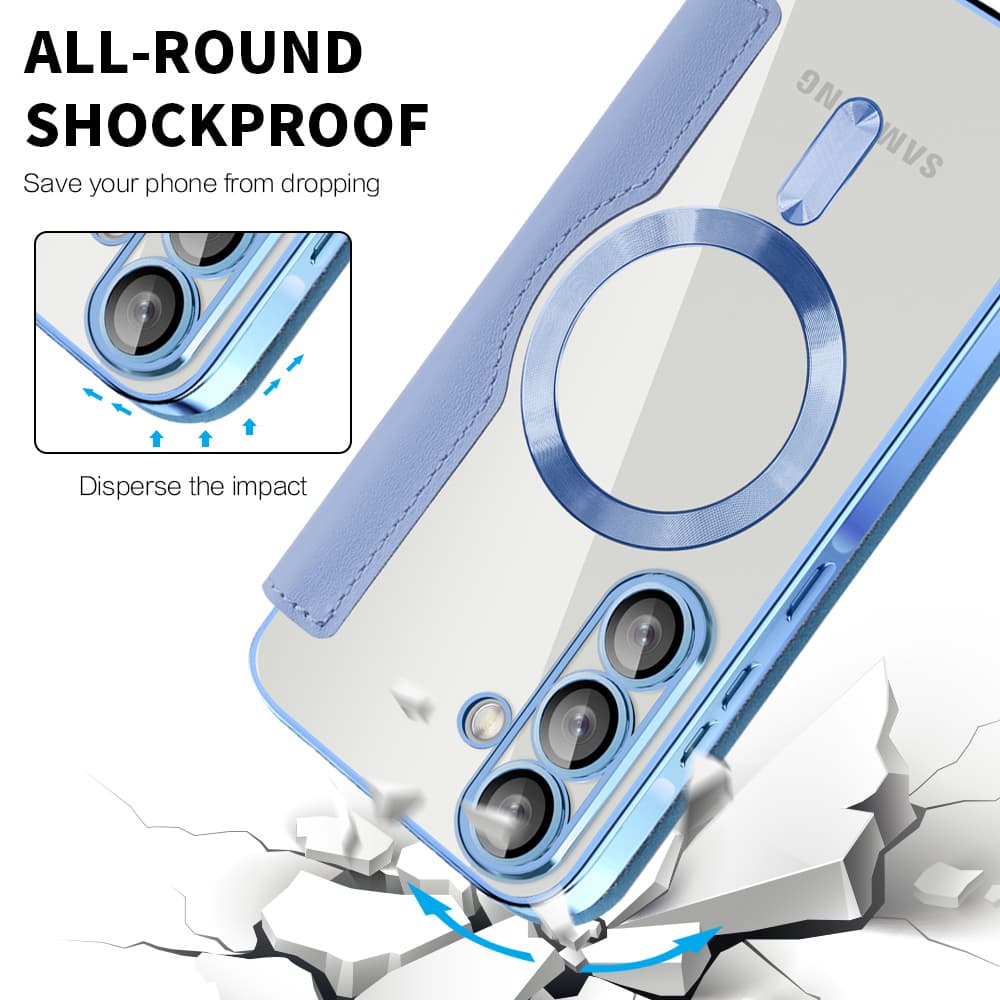 Pouzdro na knihu Techsuit SmartMag pro Samsung Galaxy A56 5G světle modré - náhled 4