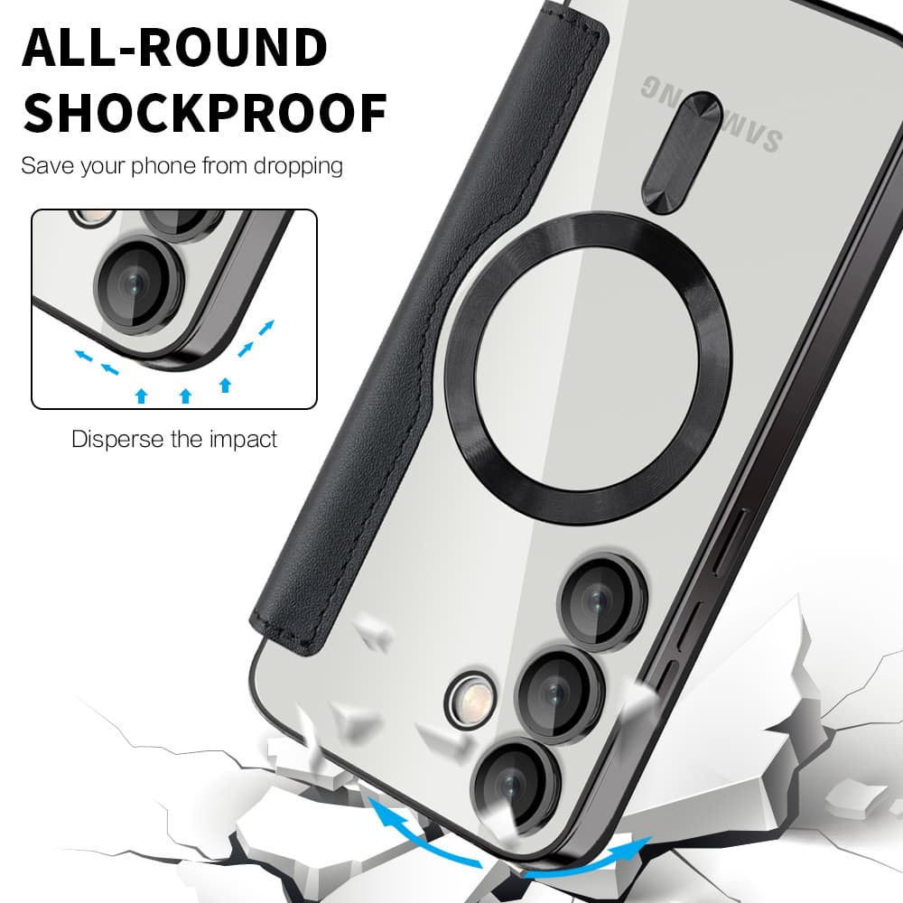 Pouzdro na knihu Techsuit SmartMag pro Samsung Galaxy S23 FE černé - náhled 4