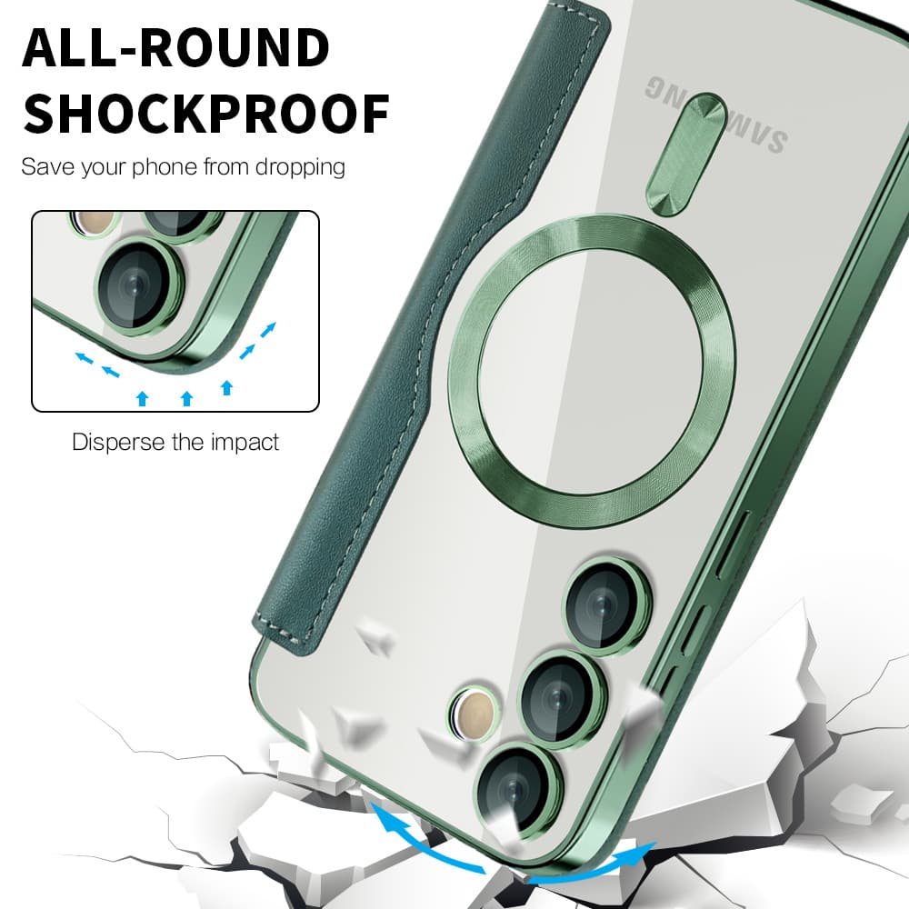 Pouzdro na knihu Techsuit SmartMag pro Samsung Galaxy S23 zelené - náhled 4