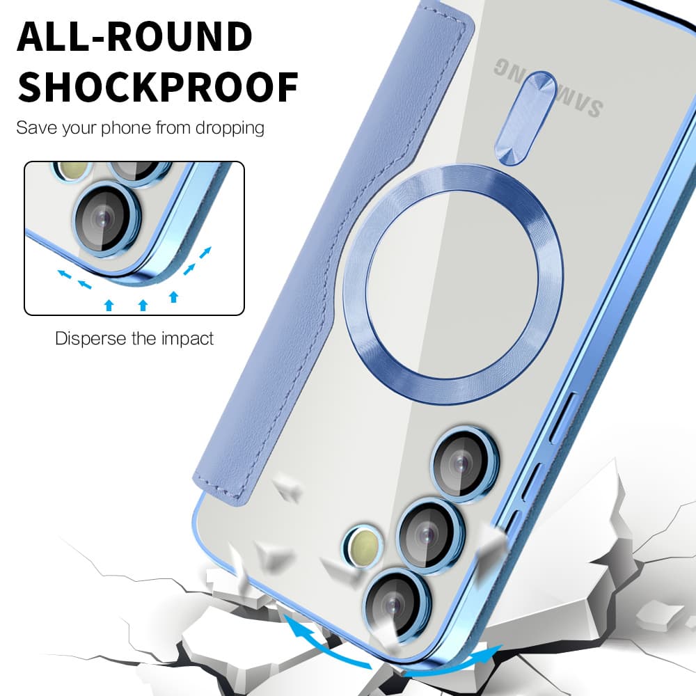 Pouzdro na knihu Techsuit SmartMag pro Samsung Galaxy S23 Plus světle modré - náhled 4