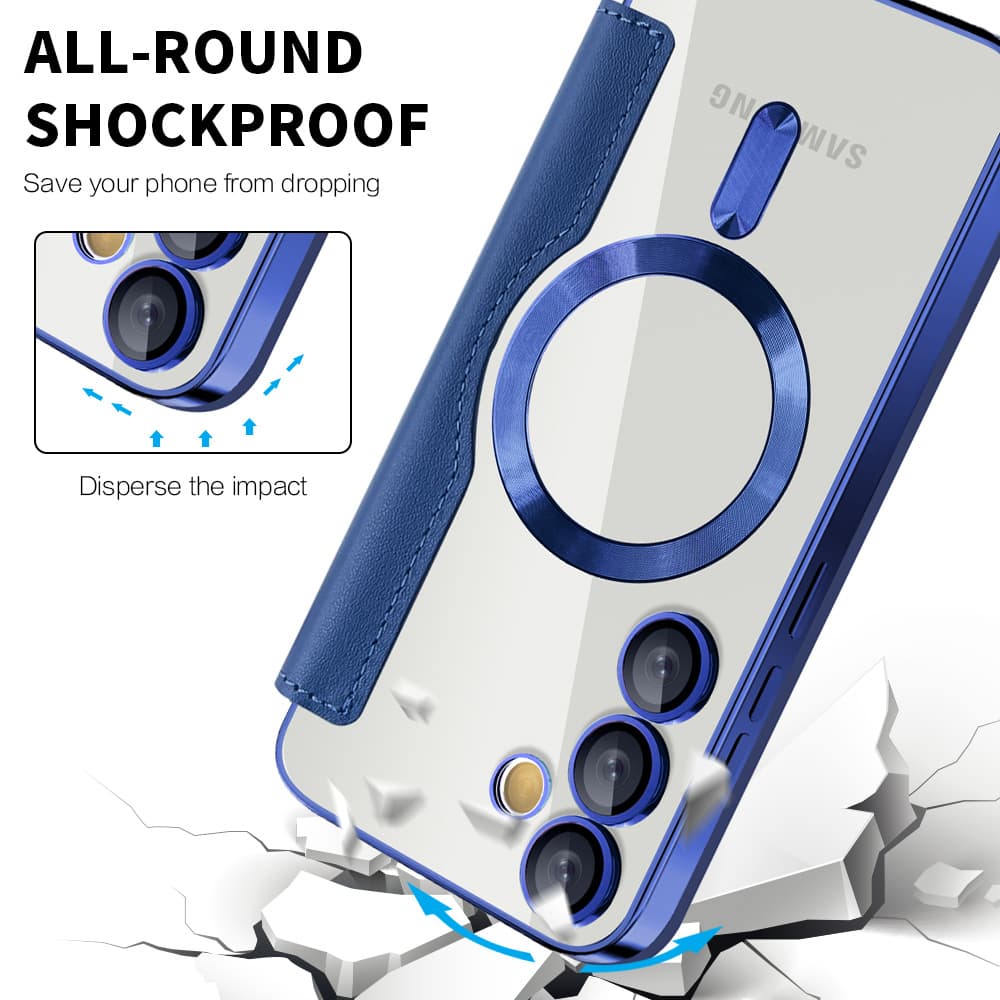 Pouzdro na knihu Techsuit SmartMag pro Samsung Galaxy S24 modré - náhled 4