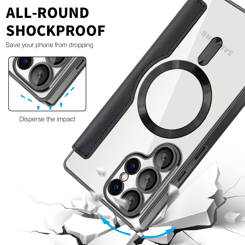 Pouzdro na knihu Techsuit SmartMag pro Samsung Galaxy S25 Ultra černé - náhled 4