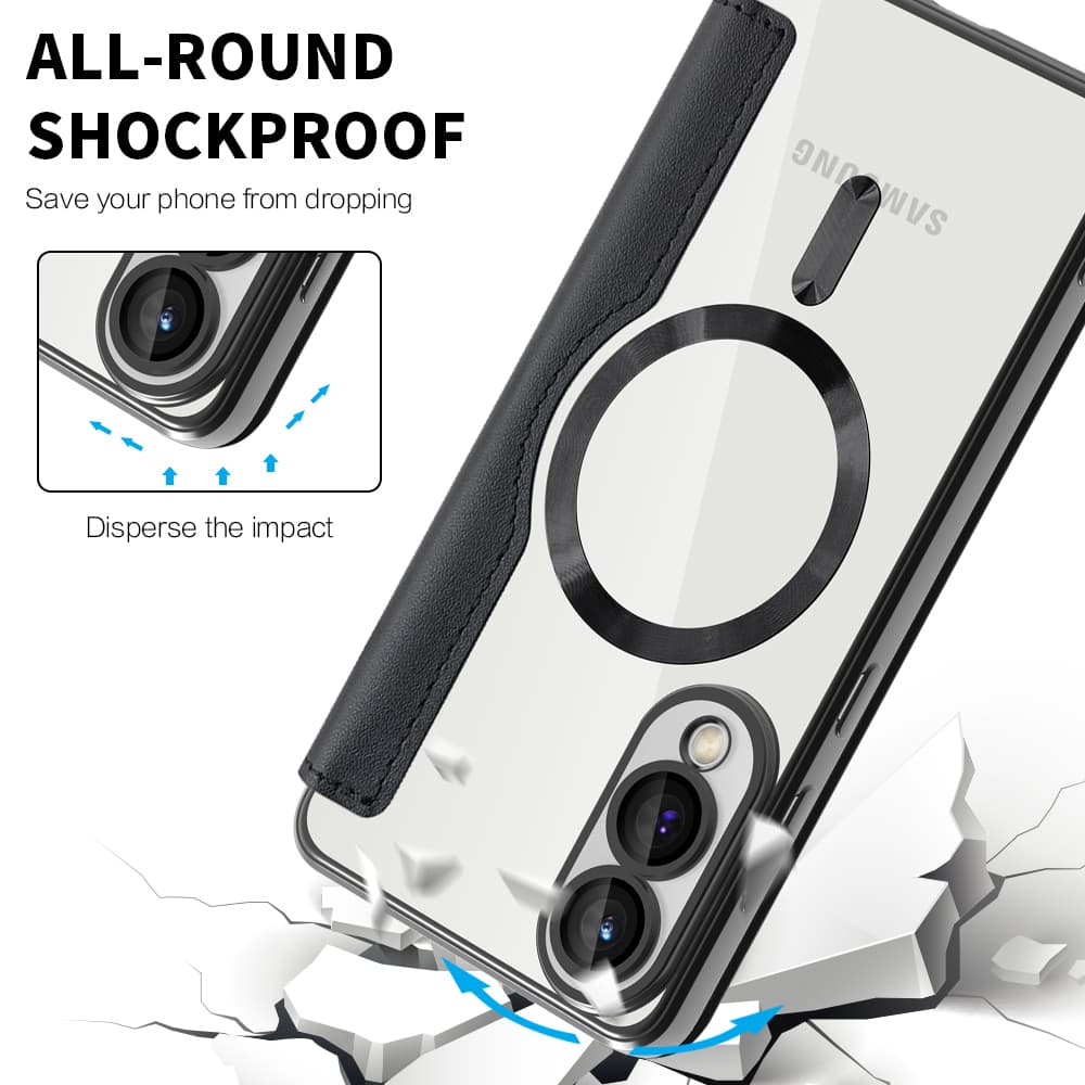 Pouzdro na knihu Techsuit SmartMag pro Samsung Galaxy S25 Edge černé - náhled 4