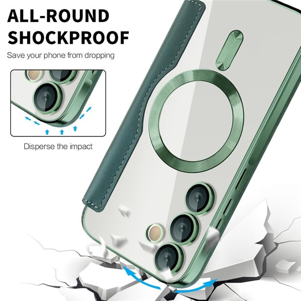 Pouzdro na knihu Techsuit SmartMag pro Samsung Galaxy A35 5G zelené - náhled 4