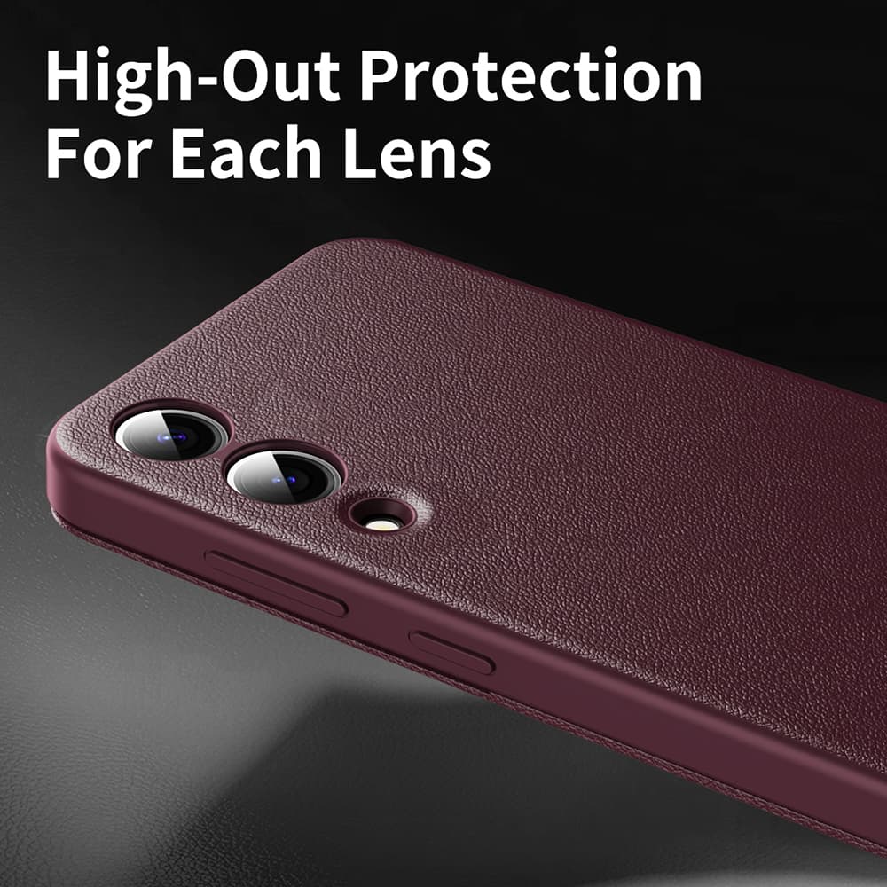 Techsuit SmartView Series pro Samsung Galaxy S25 Edge červená - náhled 4