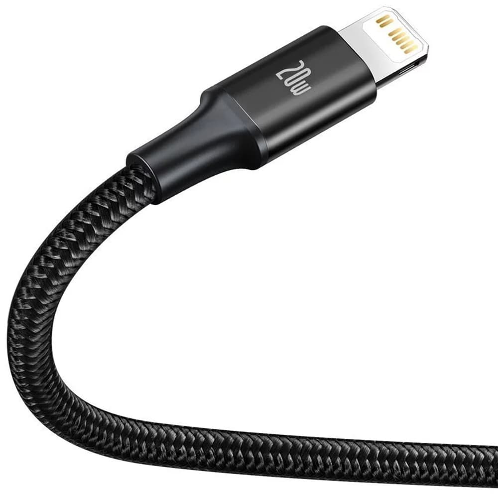 Nabíjecí Kabel Baseus Rapid Series 3v1 (20W / 1.5m) černý - náhled 4