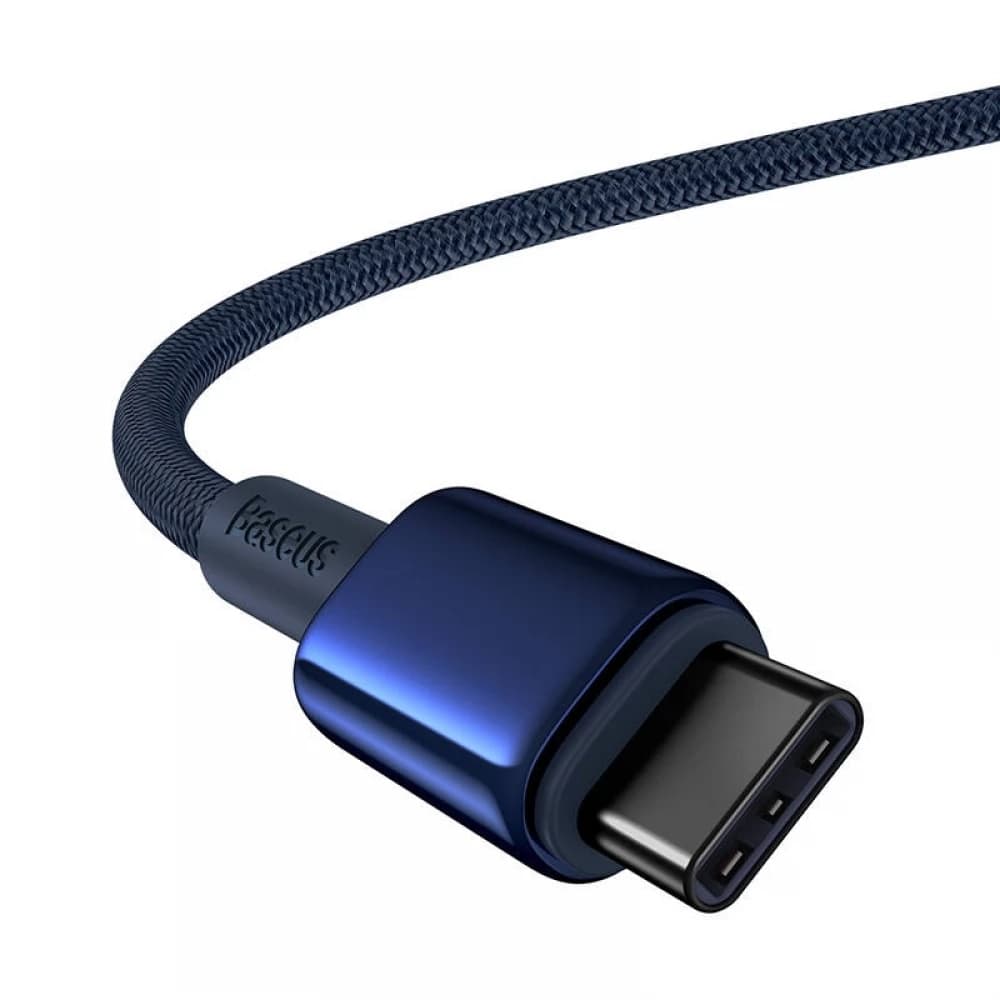 Baseus Data Cable Tungsten Gold Type-C na Type-C 100W 1m tmavě modrá - náhled 4