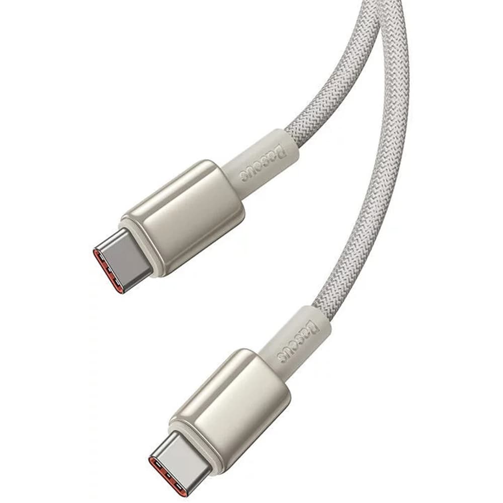 Baseus Data Cable Tungsten Gold Type-C na Type-C Super Fast Charge 100W 480Mbps 1m zlatá - náhled 4