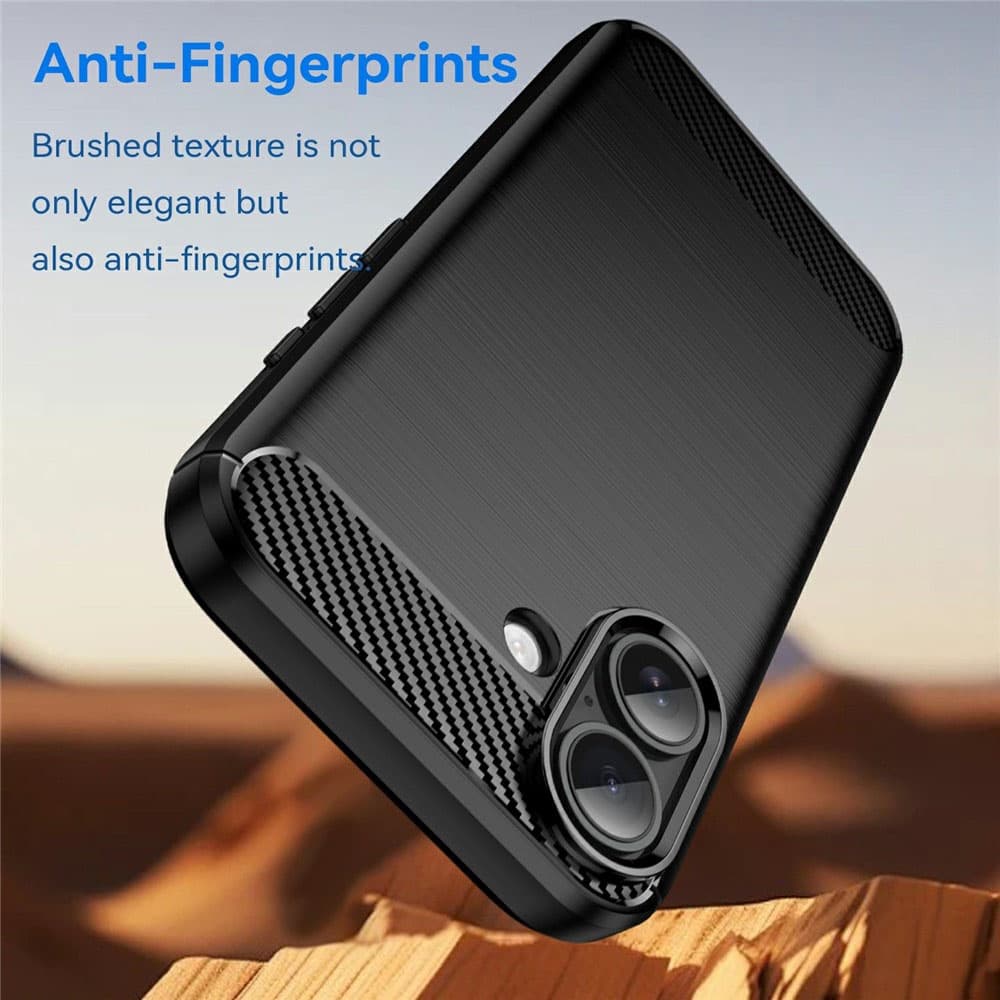 Techsuit Carbon Silicone pro iPhone 17 černý - náhled 4