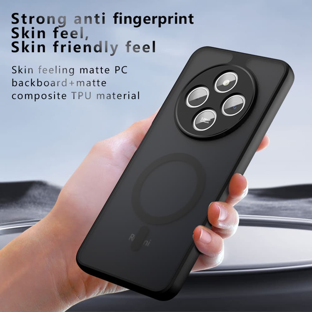 Techsuit PureFrost MagSafe pro Xiaomi Redmi 14C v matné černé - náhled 4