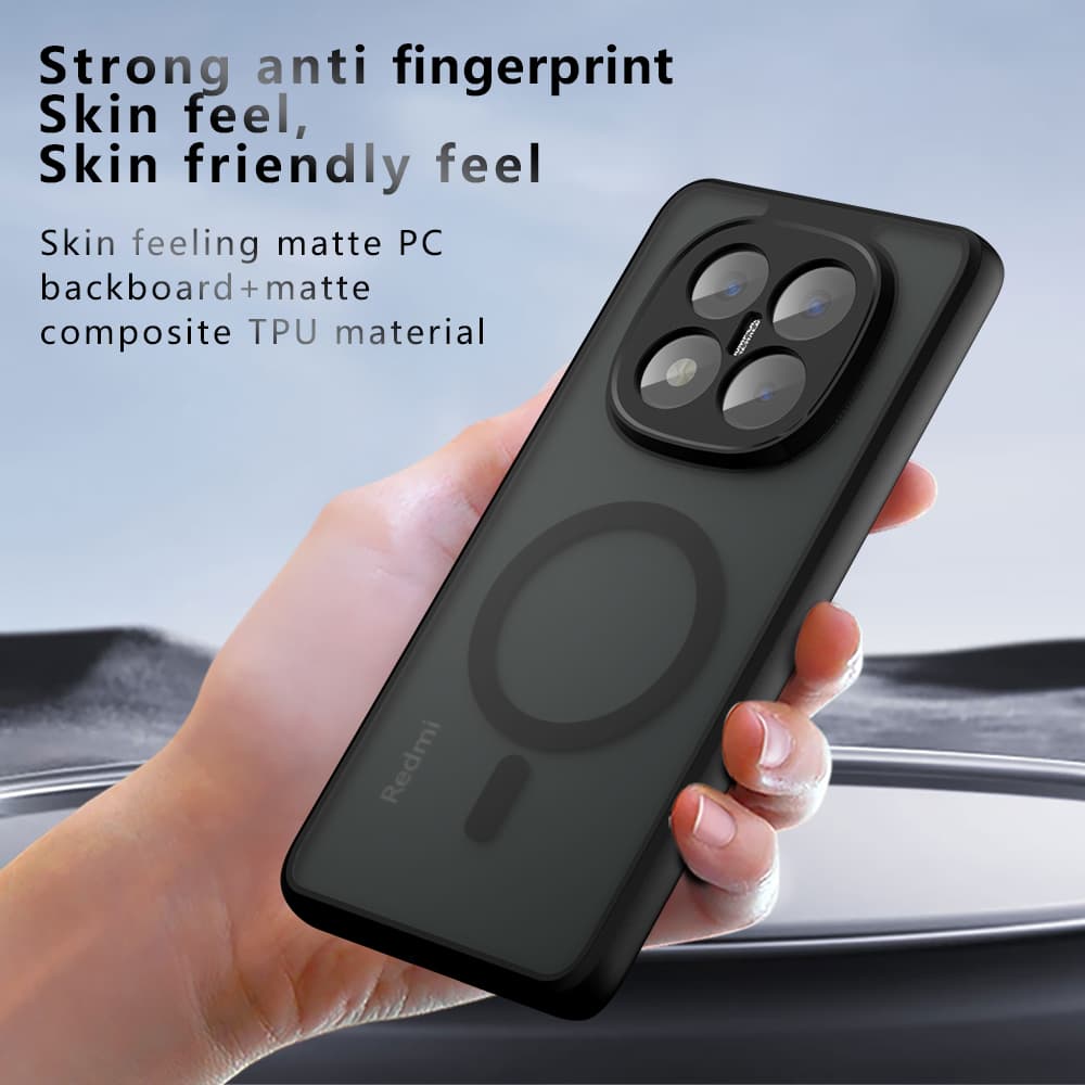Techsuit PureFrost MagSafe pro Xiaomi Redmi Note 14 Pro+ 5G v matné černé - náhled 4