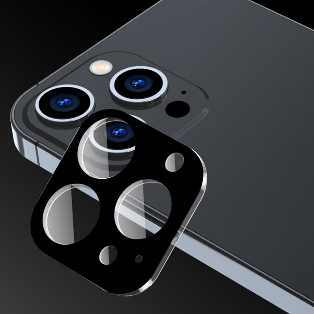 Techsuit - Sklo na fotoaparát - iPhone 17 Pro Max - černá - náhled 4