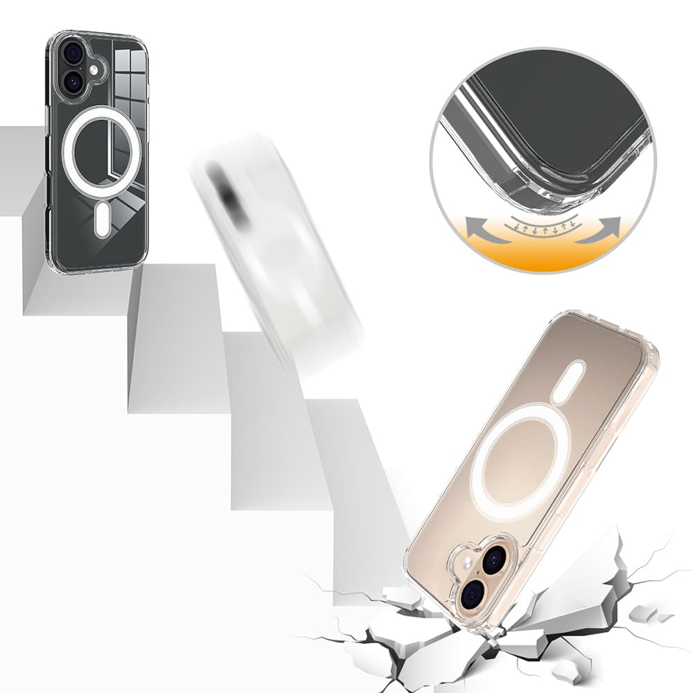 Techsuit MagSafe Pro pro iPhone 17 průhledný - náhled 4