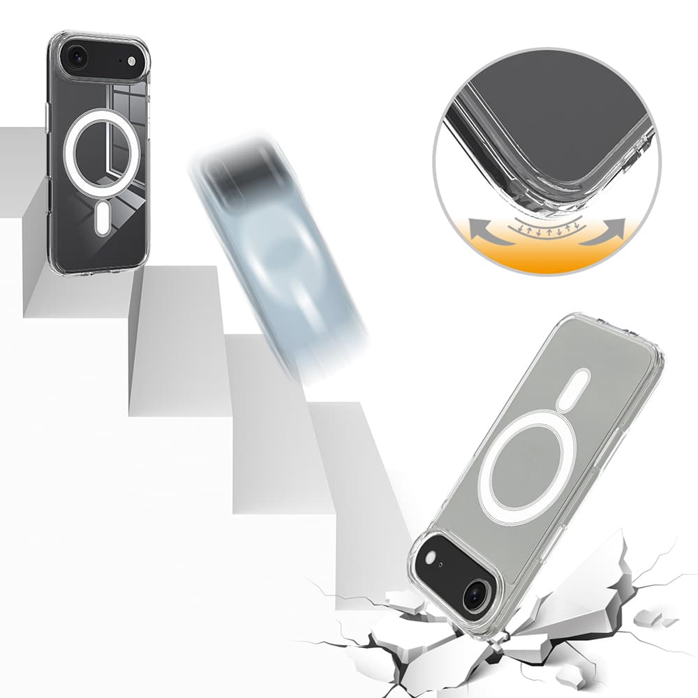 Techsuit MagSafe Pro iPhone 17 Air Průhledný - náhled 4