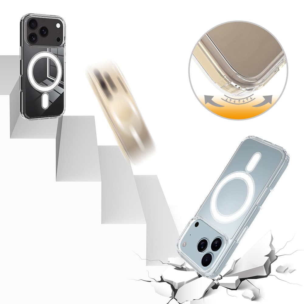 Techsuit MagSafe Pro pro iPhone 17 Pro průhledný - náhled 4