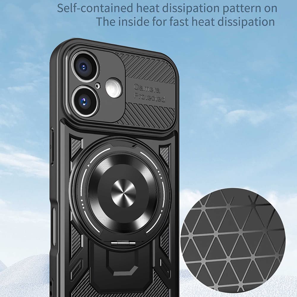 Techsuit RuggedCam pro iPhone 16 Plus modrá - náhled 4